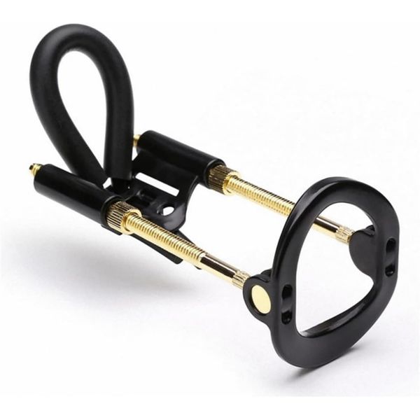 Male Bracket Stretcher, Adjustable Men Support Extender, Effective Stretching Device, Black Gold