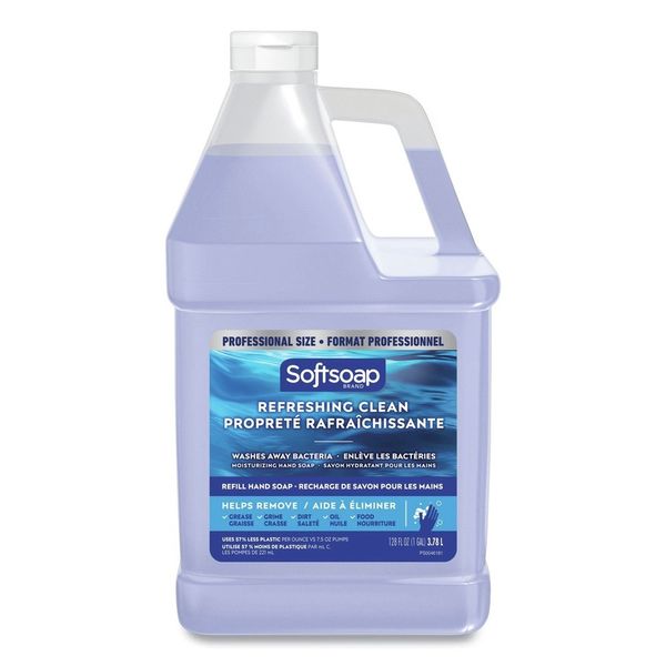Softsoap 61036482EA 128 oz Liquid Hand Soap Refill - Refreshing Clean Scent New