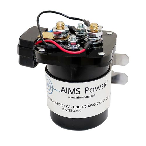 Dual Sensing Battery Isolator Use External Charging Source to Charge Main & Aux Battery