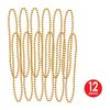 Gold Party Beads