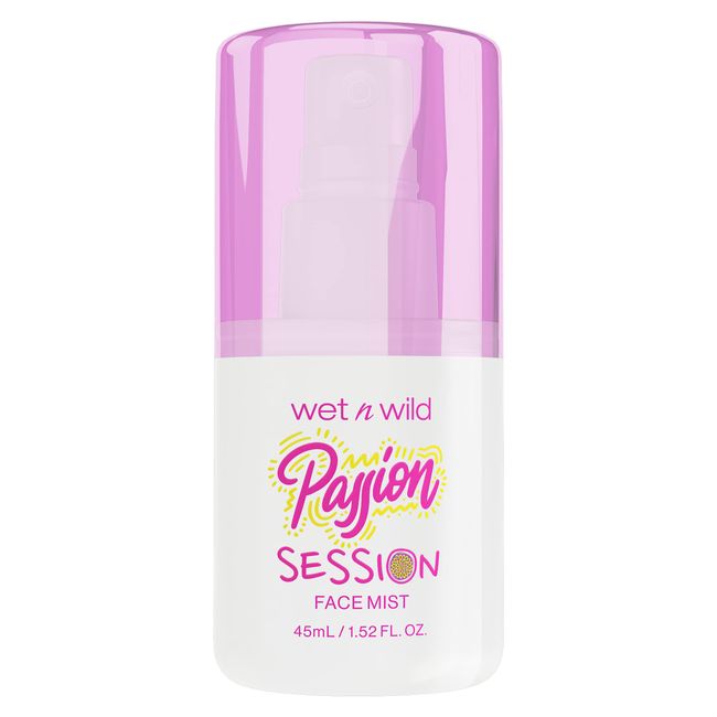 wet n wild, Face Mist Wild Crush Passion Collection, 3-in-1 Face Primer Mist, Setting Spray und Refresher, mit Kamille- und Gurkenextrakt und Grüntee-Extrakt, Passion Session