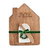 Mud Pie House Dip Cup Set, board 10" x 7 1/2", Brown