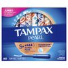 Tampax Pearl Tampons with Plastic Applicator, Super Plus Absorbency, Unscented, 50 Count - Pack of 6 (300 Count Total)