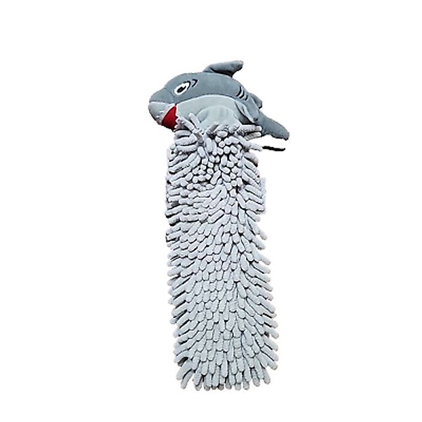 Norwex Kids Pet to Dry Shark Hand Towel Cloth with BACLOCK Microfiber Chenille