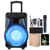 Portable Bluetooth Speaker | 12" Woofer | Party Lights Wireless Mic Rechargeable
