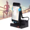Mobile Phone Shaker, Automatically Swing Steps Counter Cellphone Pedometer (Sky Blue)