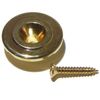 Bass guitar string tree retainer 7mm high in gold including screw