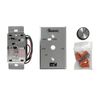 Canarm Variable Speed Forward & Reverse Switch 120V 5 Amps (up to 4 ceiling Fans) Silver Manual Touch Rotary Switch