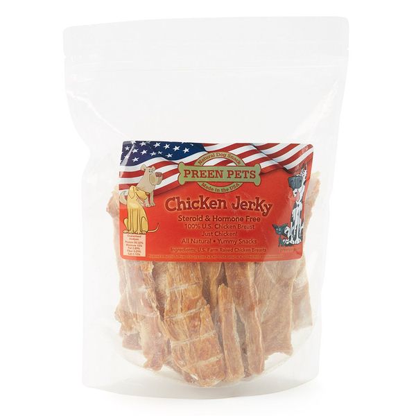 Preen Pets Chicken Jerky Dog Treats (1LB)