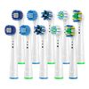 Toothbrush Heads for Oral B Braun, 10 Pack Electric Toothbrush Replacement Heads Medium Soft Bristles Electric Toothbrush Replacement Brush Heads Effective Replacement Toothbrush Heads for Oral Health