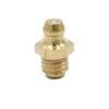 sourcing map 10pcs M8 x 1.25 Thread Brass Straight Grease Nipple Fitting for Car