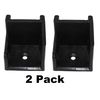 Right Hand Hinge Pontoon Door Stop 2 Pack (Black)