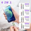 4 in 1 Multi-USB Charging Cable - MAX 240W Fast Charging/With USB A+ Type-C 4ft