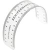 Healifty Eyebrow Ruler PVC Flexible Eyebrow Microblading Ruler Permanent Makeup Measuring Tool Eyebrow Microblading Delivery