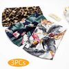 Fashband Leopard Headbands Boho Wide Headscarf Elastic Yoga Hair Bands Knot Turban Head Wraps for Women and Girls (Pack of 3)