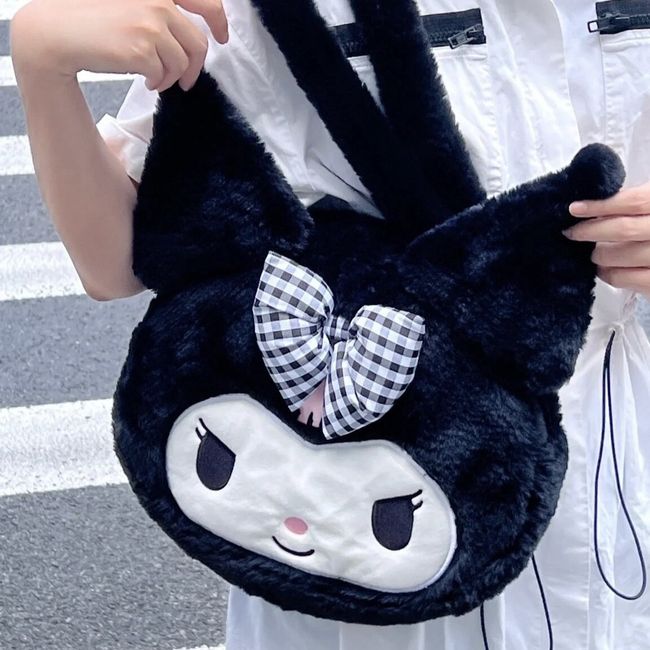 Anime Kawaii Hello Kitty y2k Bag Plush Shoulder Bag Hot Girl