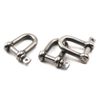 3/8 M10 304 Stainless Steel D Ring Shackle Lock for Heavy Duty Construction,Vehicle Recovery, Hauling (3PCS)