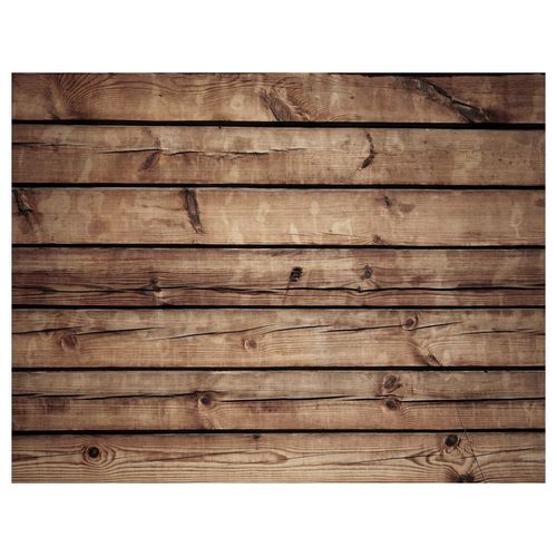 YYNXSY 7X5FT Wooden Backdrop - Brown Wooden Wall Backdrop for Party - 60" x 84" - Vinyl & Wood Material