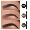 Boobeen Eyebrow Tattoo Pen Waterproof Liquid Eyebrow Pencil, Microblading Eyebrow Pen with Precision Applicator, Create Natural Eyebrow Makeup, Dark Brown