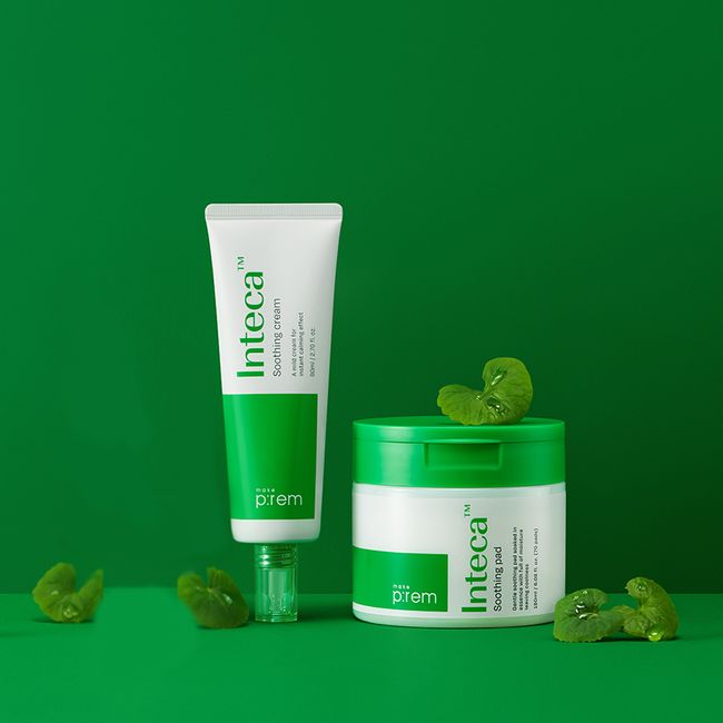 [2-piece set/gift] Inteca Soothing Cream 80ml + Inteca Soothing Pads 70 sheets