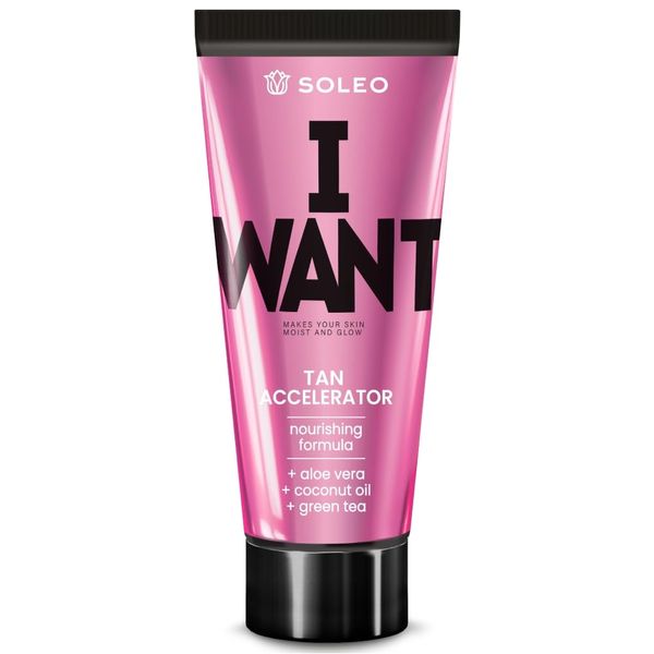 Soleo I Want sunbed tanning Tan Accelerator (150ml)