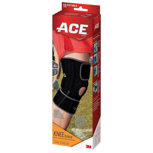 3M Ace Knee Support, Adjustable, Breathable 3M 200290 1 PIECE