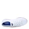 Keds Kickstart Lace Up, Sneaker Womens, White Canvas, 8.5 Medium