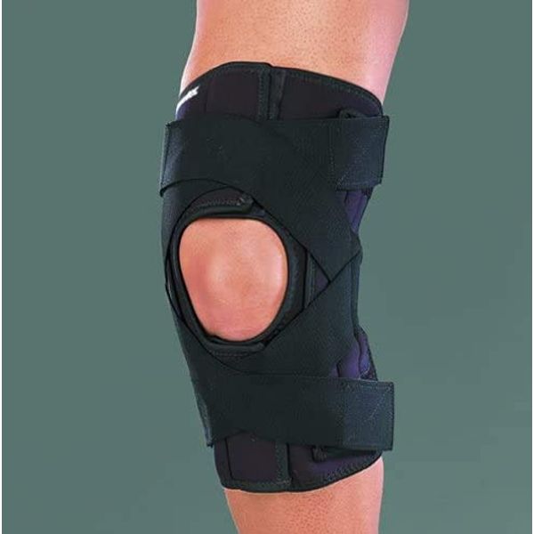 Mueller Wraparound Knee Brace Deluxe, M: 14.5-17.5"