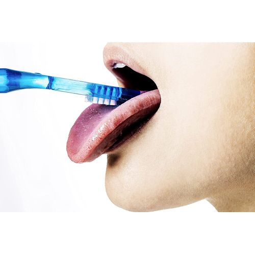 Tongue Cleaner + Medical Tongue Gel Set - Fights Bacterial Tongue Surfaces | Tongue Scraper with Tongue Brush | Fight Bad Breath | Tongue Scraper | Cleans and Cares for the Tongue