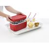 Lekue Ice Box Container with Cover, Red