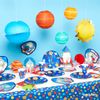(PKT) Blast Off Birthday Swirl Decorations (12 pk)
