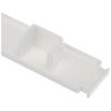 GARDINIA End Piece For 2-Track Rails GE2 Models, 2-Pack, Plastic, White