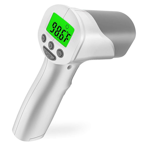 Touchless Thermometer for Adults,Famidoc Non Contact Infrared Thermometer for Kids and Baby No Touch Infrared Forehead Thermometer for Fever Smart Temperature with Digital LCD Display Instant Results