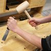 Wooden Hammer Carpenter's Handle Round