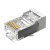 Modularer RJ45 CAT.5E FTP Stecker Transparent 10x