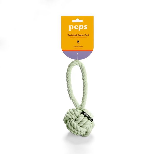 Peps Pet Toy Twisted Rope Green