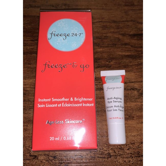 Freeze 24-7 Freeze & Go Instant Smoother & Brightener + Anti-Aging Eye Serum