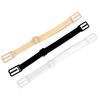 Razor Bra Strap Clips Holder Women’s (Beige - Black - White) Medium
