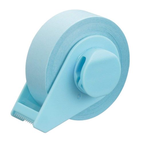 Yamato TFC-15-PB Sticky Notes, Tapeless Clip Fusen, 0.6 inches (15 mm) x 32.8 ft (10 m) with Magnet, Pastel Blue