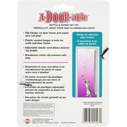 Ethical - Spot A-Dorable Bouncing Mouse Fur Cat Toy