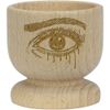 'Crying Eye' Wooden Egg Cup (EC00027747)
