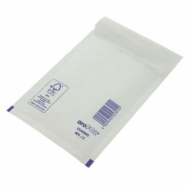 Arofol® Bubble Lined Padded Envelope Postal Bags Size 5 220mm x 265mm (10)