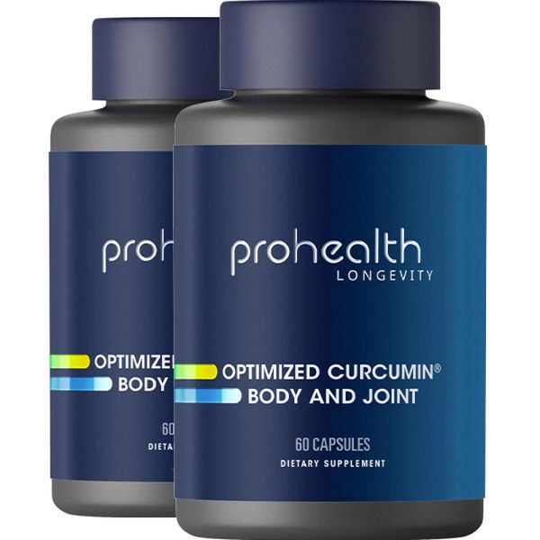 ProHealth Body & Joint - Optimized Curcumin Longvida (60 Veggie Capsules) (2-Pack)