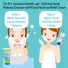 TriDerma Facial Redness Cleanser Face Wash, Improves Appearance of Red, Irritated Skin 6.2 oz