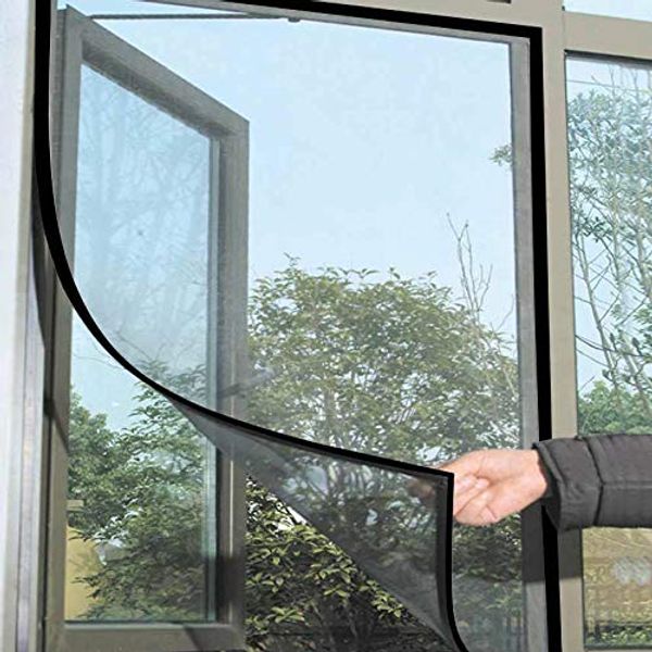 EliteKoopers Mesh Window Magic Curtain For Snap Fly Bug Insect Mosquito Screen Net