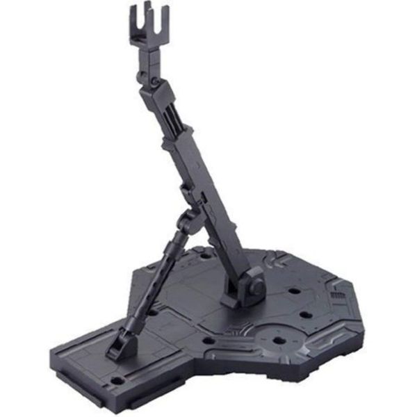 Bandai Hobby BAN148215 Bandai 5058009 Black Action Base 1 Display Stand 1/100 Model Kit Accessories Gundam Plastikmodellbausatz, Mehrfarbig