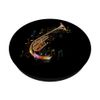 Trombone Trombonist Musical Notes Trombone Player PopSockets Swappable PopGrip