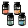 ESN Vitalstoffbundle, 4 Bundles of Magnesium, Omega 3, Vitamin Stack, Zinc