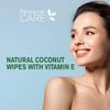 Personal Care Coconut Oil Cleansing Wipes, Makeup Remover and Facial Cleanser for Sensitive Skin, Gentle Exfoliating, Convenient Travel Size, Bulk Value Pack (12 Packs, 40ct 480 Total Wipes)