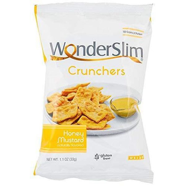 Protein Cracker Snack Chips, Honey Mustard, Low Fat & Gluten Free (10Ct)